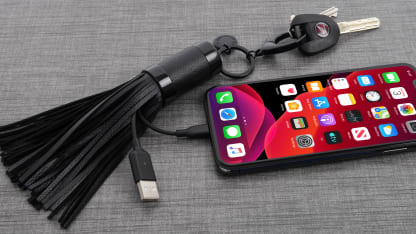 Rebecca Minkoff Power Tassel Keychain (Lightning Port)