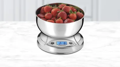 Cuisinart PrecisionChef Digital Kitchen Scale with Stainless Steel Bowl