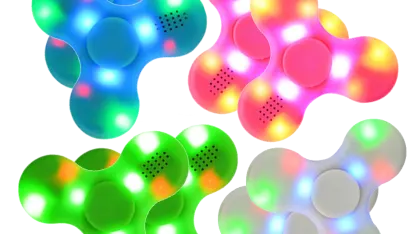 2-Pack: LED Bluetooth Fidget Spinners