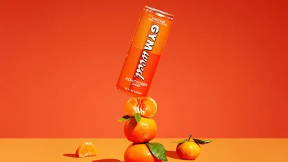 24-Pack: Gym Weed Adaptogen Energy Drink (Tangerine)