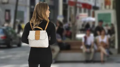 Nanette Lepore Mini Convertible Logo Backpack