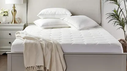 Zen Mattress Cooling Bed Topper and Waterproof Protector with Deep Pockets