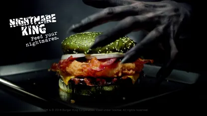 Burger King's Nightmare King Burger.
