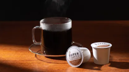 120-Pack Organic Super Coffee K-Cups or 6-Pack Super Coffee Grounds