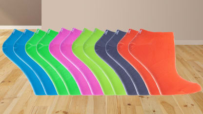 4-Pack: Minx Performance Solid Micro Denier Anklets