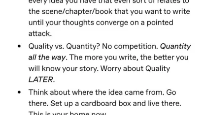What’s the most self-indulgent thing you can do?