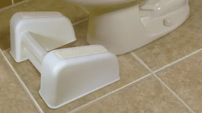 2-Pack of Health and Wellness Relax Toilet Foot Rests