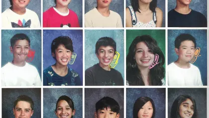 Looking back at your high school yearbook is: