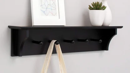 Kiera Grace Floating Peg & Hook Wall Shelves