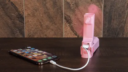 2-Pack: HALO FanPal 2,000mAH Power Banks with Mini Fan and LED Light