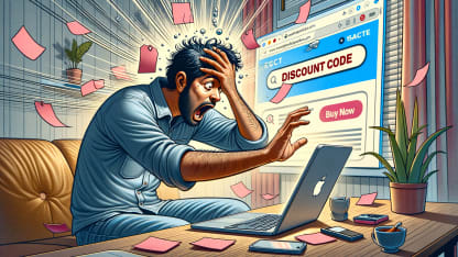 Anyone else forget you have a discount code?