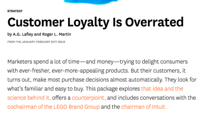 What’s the most overrated throwback consumer item?