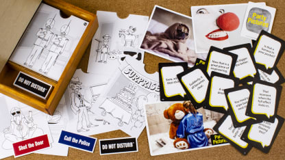 University Games Do Not Disturb Party Game & Party Pictures Board Game Set