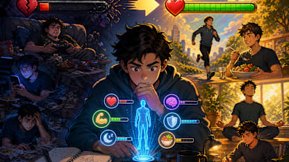 Trying to fix my life by learning how health bars work
