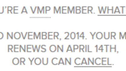 VMP Start Date