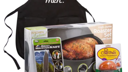 Meh apron makes it onto famous cooking channel
