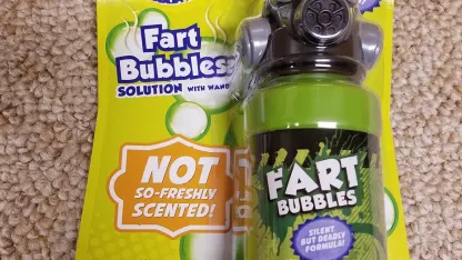 Behold and bow down before the majesty of my fart bubbles