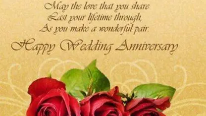 Happy wedding anniversary