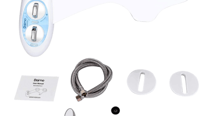 Dalmo Non-Electric Bidet Attachment with Dual Nozzles