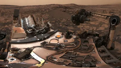 NASA's Curiosity released this panorama of Mars a while ago