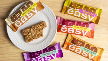 24-Pack: Over Easy Soft & Chewy Apple Cinnamon Granola Breakfast Bars