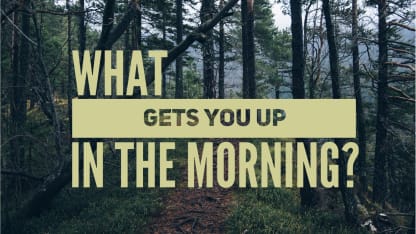 What gets you going in the morning?
