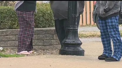 Wearing pajama pants in public: