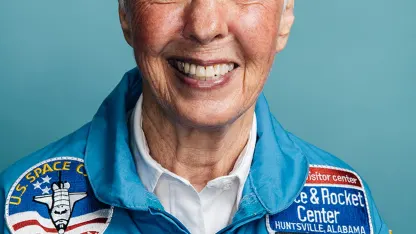 Wally Funk in space!