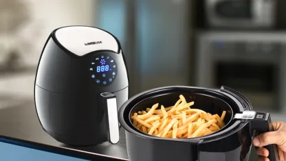 GoWise 3.7qt Touch Screen Digital Air Fryer with 100 sheets of Parchment Paper