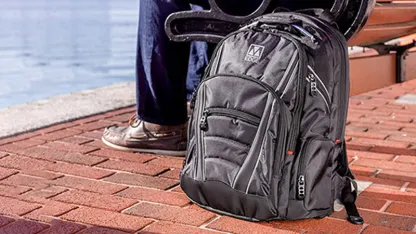 M-Edge Cargo Backpack with Removable 6000mAh Bonus Powerbank