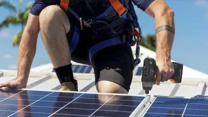 Tacklife 20V Cordless Drill or Impact Driver with 60-piece Tool Kit