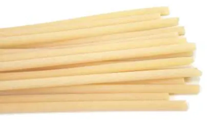 Hollow, tubular pasta: