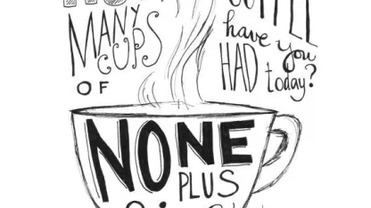How many cups of coffee have you had today?