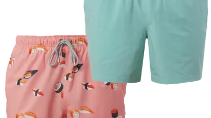 2-Pack: Rainforest Men's Quick-Dry Swim Trunks