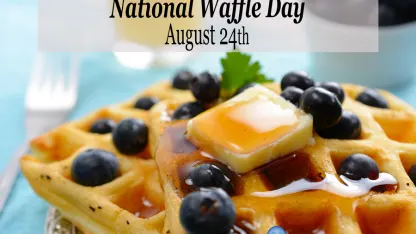 August 24th is National Waffle Day!!