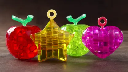 4-Piece Bepuzzled Mini 3D Crystal Puzzle Collection