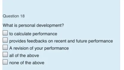 Question 17 - skills