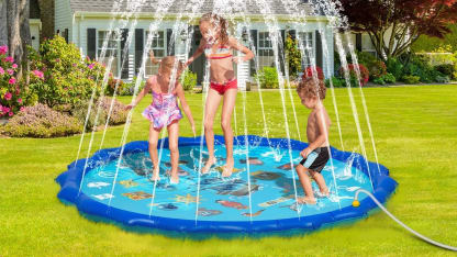 Obuby 68" Sprinkle & Splash Play Mat (Pirate Ship)