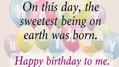 Happy birthday to me!