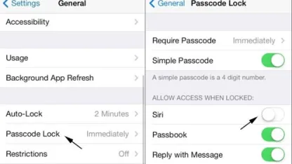 I had to turn off Siri