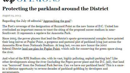 My letter to the editor published today