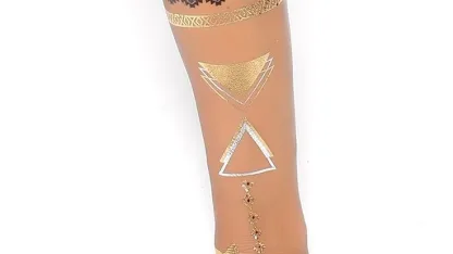 Would you ever buy the weird metallic tattoos linked to up there ^ (at the end of the features)?