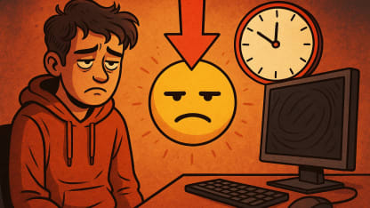 Was meh down 3 hours today?