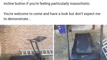 So, exercise equipment.