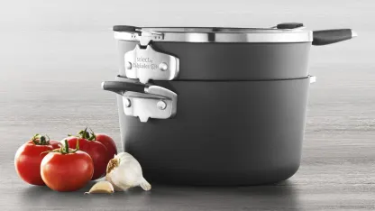 Calphalon Space Saving Hard Anodized 5-Piece Nonstick Cookware Set