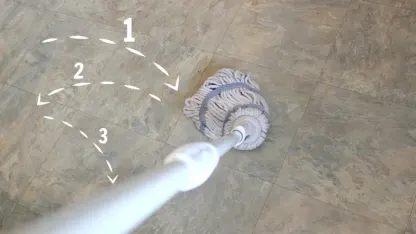 About how many times did you mop your floors in 2015?