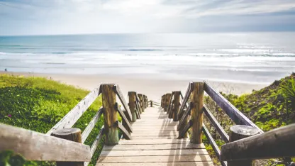 Summer beach destination