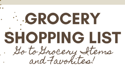 Have you done all your grocery shopping for Thanksgiving already?