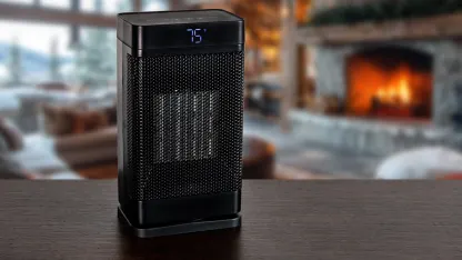 2-Pack: 1500W Oscillating Space Heater w/ 99° Thermostat & Remote