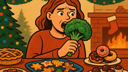 When I need a healthy snack during the holidays, I eat a: